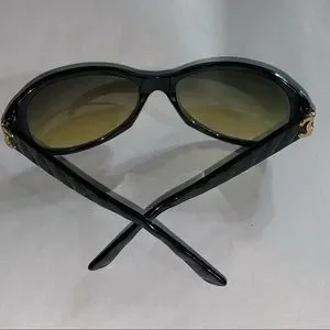 CHANEL | Accessories | 1 Chanel Black Quilted Acetate Frame  display picture 1